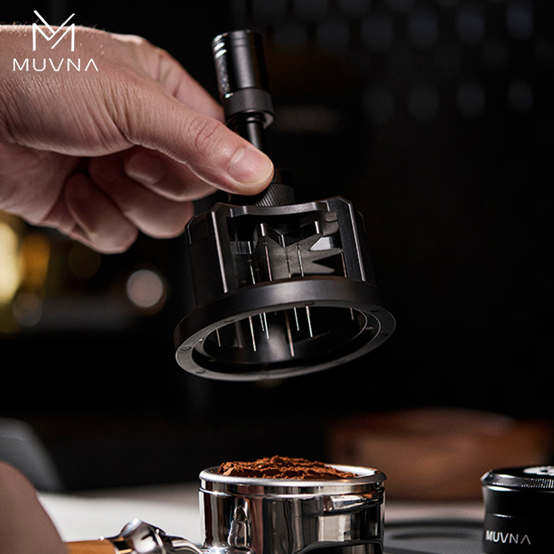 Coffee Distribution Tool - MUVNA Ferramenta WDT para Espresso 51/53/58mm,