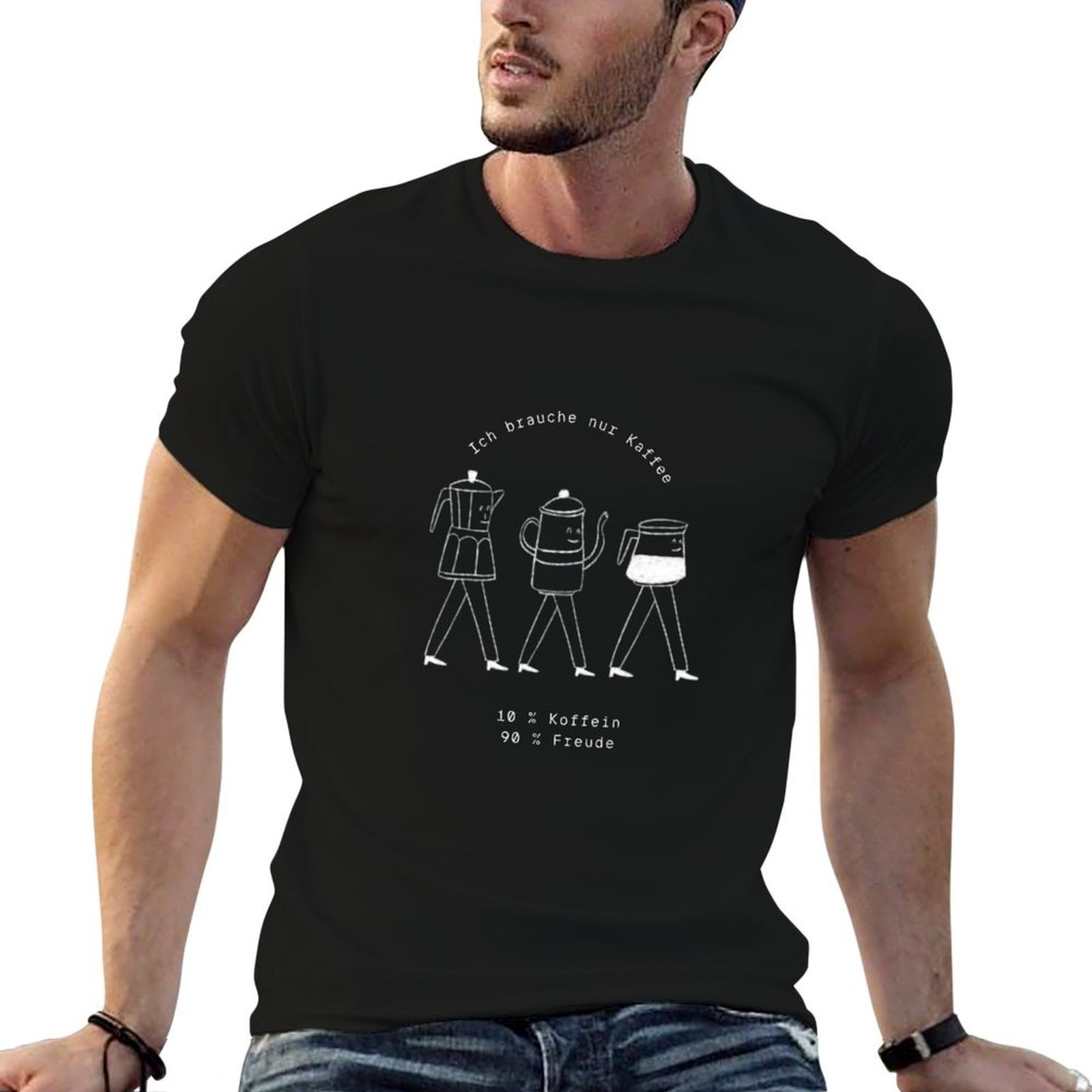 Coffee Equipment China - Camiseta com ilustração de equipamentos de