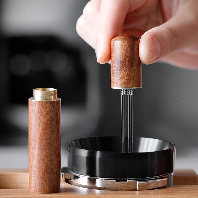 Coffee Distribution Tool - Aço Inoxidável Café Em Pó Tamper,