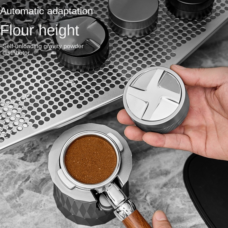 Coffee Distribution Tool - Distribuidor de café 51/53/58mm, quatro inclinadas