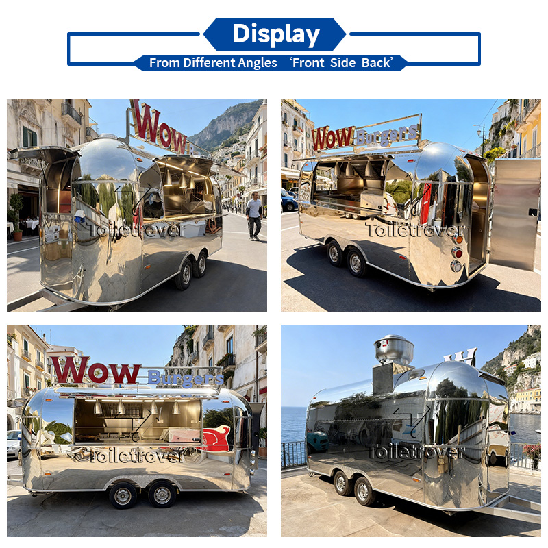 Trailer de Comida em Aço Inoxi - Coffee Equipment China avaliação e preço